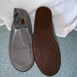 Gray Slip on Loafers